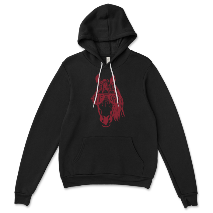 Milford-Mustang-Hoodie-Black